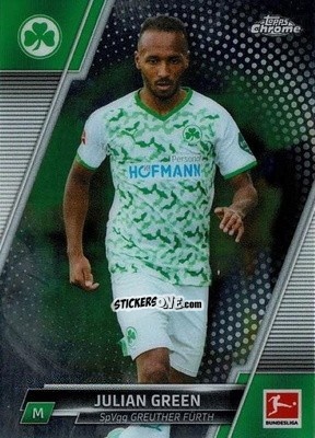 Sticker Julian Green - Bundesliga Chrome 2021-2022 n. 47 - Topps