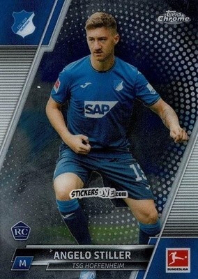 Figurina Angelo Stiller - Bundesliga Chrome 2021-2022 n. 49 - Topps