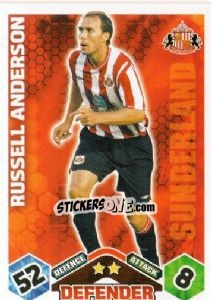 Cromo Russell Anderson - English Premier League 2009-2010. Match Attax n. 278 - Topps