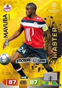 Figurina Rio Mavuba - UEFA Champions League 2011-2012. Adrenalyn XL n. 338 - Panini