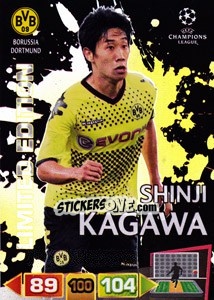 Figurina Shinji Kagawa - UEFA Champions League 2011-2012. Adrenalyn XL n. LE16 - Panini
