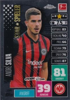 Figurina André Silva - German Bundesliga 2020-2021. Match Attax Chrome n. 194 - Topps