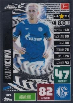 Cromo Bastian Oczipka - German Bundesliga 2020-2021. Match Attax Chrome n. 189 - Topps