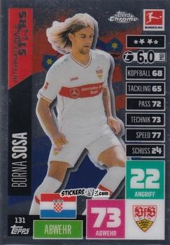Cromo Borna Sosa - German Bundesliga 2020-2021. Match Attax Chrome n. 131 - Topps