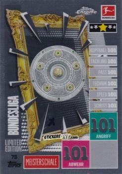 Cromo Bundesliga Meisterschale - German Bundesliga 2020-2021. Match Attax Chrome n. 78 - Topps
