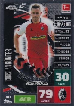 Figurina Christian Günter - German Bundesliga 2020-2021. Match Attax Chrome n. 183 - Topps