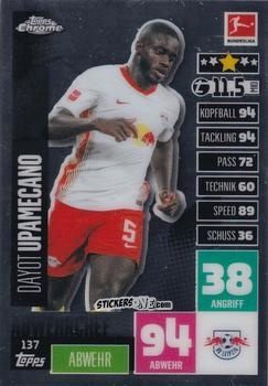 Figurina Dayot Upamecano - German Bundesliga 2020-2021. Match Attax Chrome n. 137 - Topps