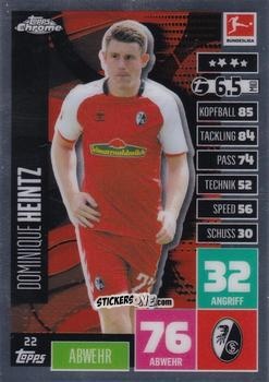 Cromo Dominique Heintz - German Bundesliga 2020-2021. Match Attax Chrome n. 22 - Topps