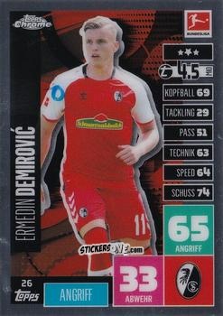 Cromo Ermedin Demirović - German Bundesliga 2020-2021. Match Attax Chrome n. 26 - Topps