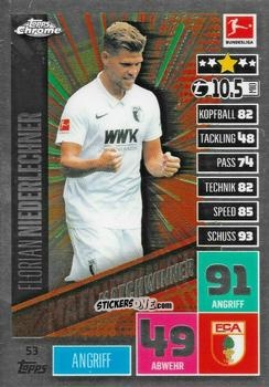 Figurina Florian Niederlechner - German Bundesliga 2020-2021. Match Attax Chrome n. 53 - Topps