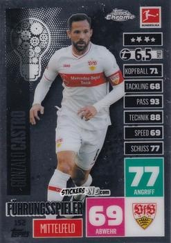 Sticker Gonzalo Castro - German Bundesliga 2020-2021. Match Attax Chrome n. 152 - Topps