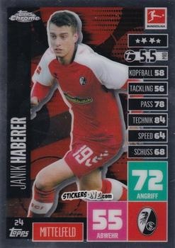Figurina Janik Haberer - German Bundesliga 2020-2021. Match Attax Chrome n. 24 - Topps