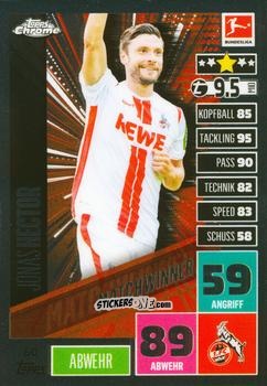 Figurina Jonas Hector - German Bundesliga 2020-2021. Match Attax Chrome n. 60 - Topps