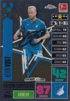 Cromo Kevin Vogt - German Bundesliga 2020-2021. Match Attax Chrome n. 161 - Topps