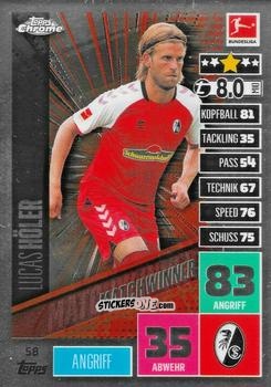 Cromo Lucas Höler - German Bundesliga 2020-2021. Match Attax Chrome n. 58 - Topps