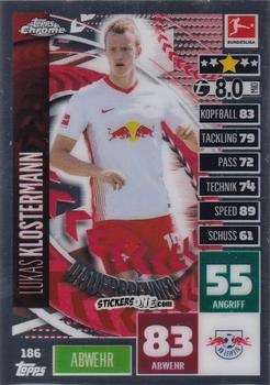 Cromo Lukas Klostermann - German Bundesliga 2020-2021. Match Attax Chrome n. 186 - Topps