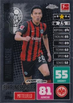 Figurina Makoto Hasebe - German Bundesliga 2020-2021. Match Attax Chrome n. 147 - Topps