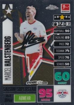 Sticker Marcel Halstenberg - German Bundesliga 2020-2021. Match Attax Chrome n. 163 - Topps