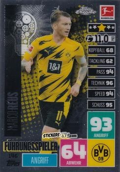 Sticker Marco Reus - German Bundesliga 2020-2021. Match Attax Chrome n. 146 - Topps