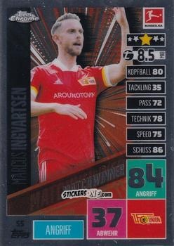Sticker Marcus Ingvartsen - German Bundesliga 2020-2021. Match Attax Chrome n. 55 - Topps