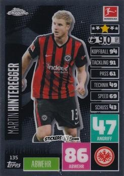 Sticker Martin Hinteregger - German Bundesliga 2020-2021. Match Attax Chrome n. 135 - Topps