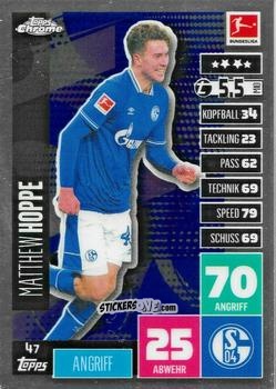 Figurina Matthew Hoppe - German Bundesliga 2020-2021. Match Attax Chrome n. 47 - Topps