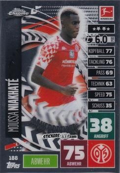Cromo Moussa Niakhaté - German Bundesliga 2020-2021. Match Attax Chrome n. 188 - Topps