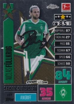 Sticker Niclas Füllkrug - German Bundesliga 2020-2021. Match Attax Chrome n. 157 - Topps