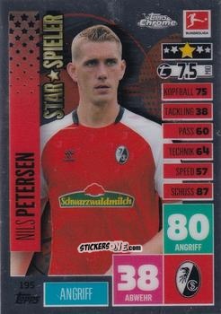 Figurina Nils Petersen - German Bundesliga 2020-2021. Match Attax Chrome n. 195 - Topps