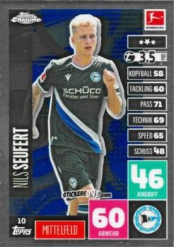 Figurina Nils Seufert - German Bundesliga 2020-2021. Match Attax Chrome n. 10 - Topps
