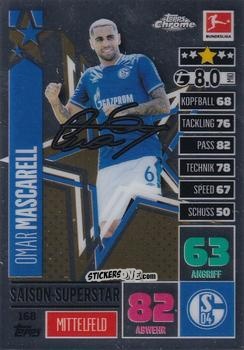 Cromo Omar Mascarell - German Bundesliga 2020-2021. Match Attax Chrome n. 168 - Topps