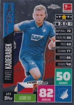 Sticker Pavel Kaderabek - German Bundesliga 2020-2021. Match Attax Chrome n. 123 - Topps