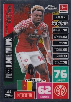 Cromo Pierre Kunde Malong - German Bundesliga 2020-2021. Match Attax Chrome n. 128 - Topps