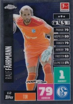 Cromo Ralf Fährmann - German Bundesliga 2020-2021. Match Attax Chrome n. 112 - Topps