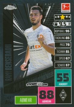 Cromo Ramy Bensebaini - German Bundesliga 2020-2021. Match Attax Chrome n. 63 - Topps