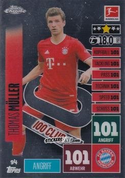 Cromo Thomas Müller - German Bundesliga 2020-2021. Match Attax Chrome n. 94 - Topps