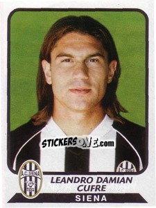 Cromo Leandro Damian Cufre - Calciatori 2003-2004 n. 391 - Panini