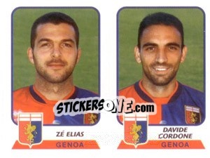 Cromo Zé Elias / Cordone - Calciatori 2003-2004 n. 515 - Panini