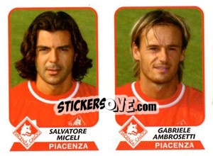 Sticker Miceli / Ambrosetti - Calciatori 2003-2004 n. 567 - Panini