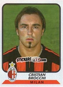 Figurina Cristian Brocchi - Calciatori 2003-2004 n. A55 - Panini
