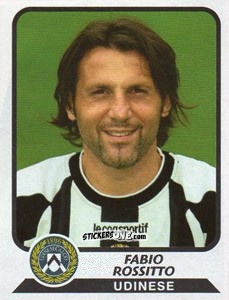 Cromo Fabio Rossitto - Calciatori 2003-2004 n. A105 - Panini