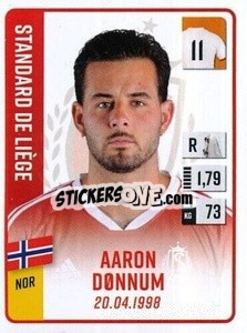 Figurina Aaron Dønnum - Belgian Pro League 2022-2023 n. 325 - Panini