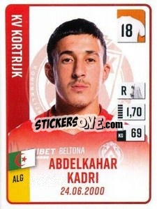 Cromo Abdelkahar Kadri - Belgian Pro League 2022-2023 n. 191 - Panini
