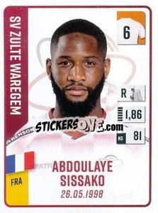 Cromo Abdoulaye Sissako - Belgian Pro League 2022-2023 n. 386 - Panini