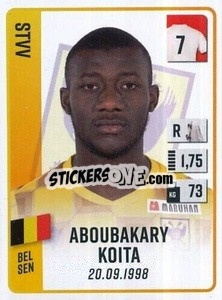Cromo Aboubakary Koita - Belgian Pro League 2022-2023 n. 307 - Panini