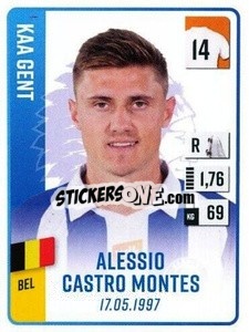 Figurina Alessio Castro Montes - Belgian Pro League 2022-2023 n. 169 - Panini