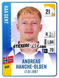 Figurina Andreas Hanche-Olsen - Belgian Pro League 2022-2023 n. 160 - Panini
