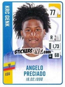 Cromo Angelo Preciado - Belgian Pro League 2022-2023 n. 142 - Panini