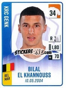 Figurina Bilal El Khannouss - Belgian Pro League 2022-2023 n. 145 - Panini