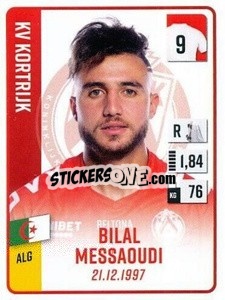 Cromo Bilal Messaoudi - Belgian Pro League 2022-2023 n. 197 - Panini